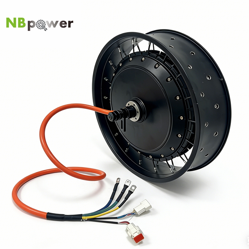 Qs Motor 273 8000W Hub Motor - NBpower/QS 273 40H 48-96v, daya 72V